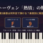 ベートーヴェン「熱情」の難易度ガイド アイキャッチ画像（全音F・ヘンレ9の最上級）